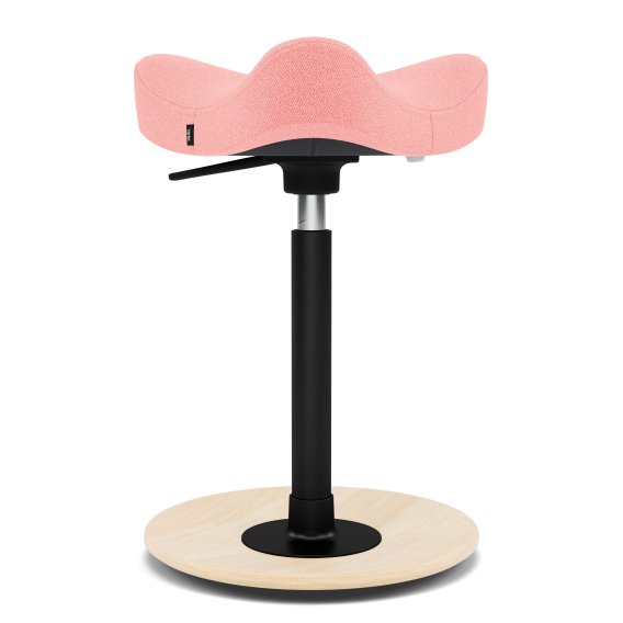 Varier Stokke Move Comapct in Rosa mit Holzteller